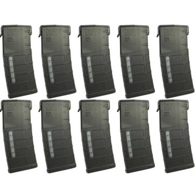 10 PACK Magpul PMAG GEN M3 Window LR/SR 308/7.62x51 AR-10 25-Round Magazine
