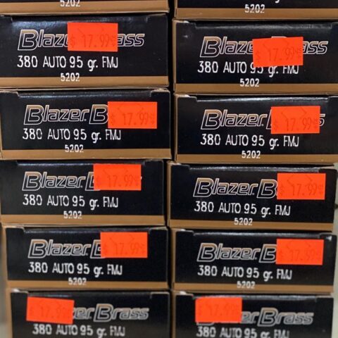 380 Auto 95gr Blazer 500rd