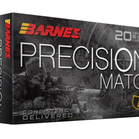 Barnes Precision Match 6.5mm Grendel 120 grain Match Burner Open Tip Match Boat Tail Centerfire Rifle Ammunition 500 RDS