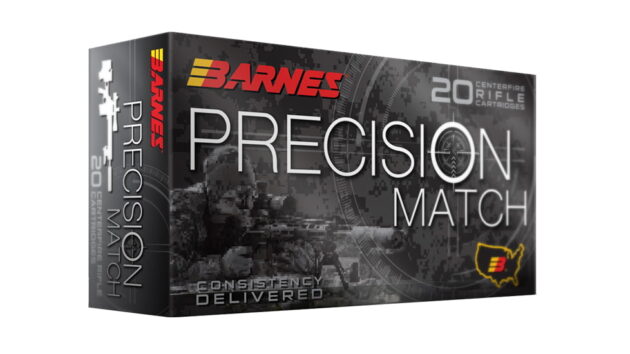Barnes Precision Match 6.5mm Grendel 120 grain Match Burner Open Tip Match Boat Tail Centerfire Rifle Ammunition 500 RDS