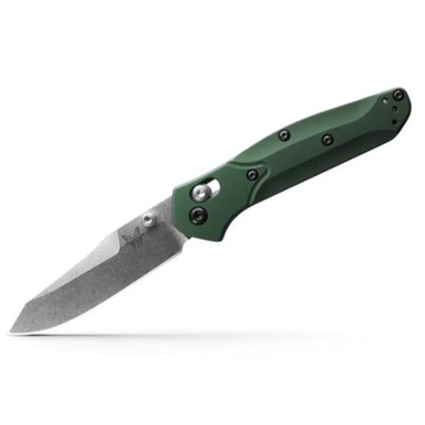 Benchmade Osborne, Mini Osborne, Axis Knife - Green Aluminum