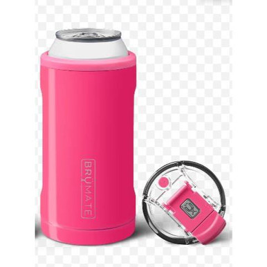 Brumate Hopsulator Trio 12/16oz - Neon Pink