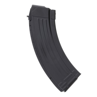 Bulgarian Polymaggs AK47 7.62x39mm 30-Round Bullet Black Polymer Magazine