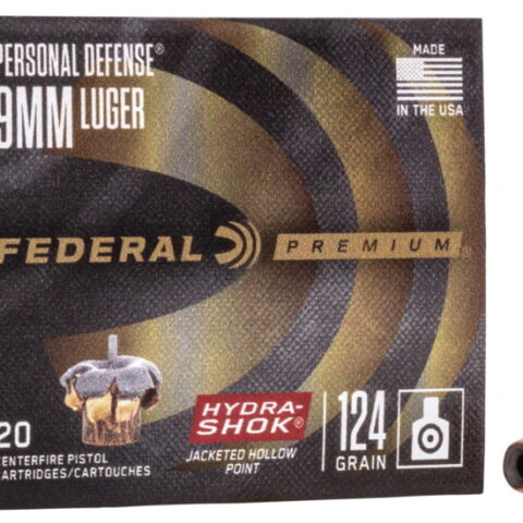 Buy Federal Premium-9mm-Luger +P 124 1000 RDS