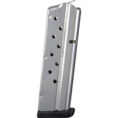Check-Mate 1911 .38 Super 9-Round Stainless Steel Magazine w/ Removable Base