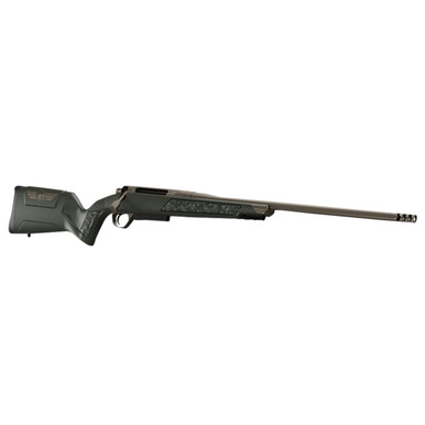 Christensen Arms Evoke Full Size 7mm PRC 4+1 22" Burnt Bronze Cerakote #4 Contour Threaded Barrel, Gray w/Bronze Logo Hybrid Hunter w/Picatinny Rail Synthetic Stock