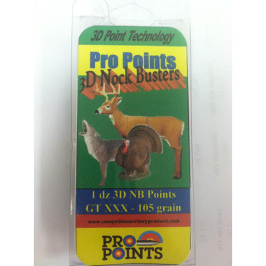 Competition Archery 3D Nock Busters 105gr GT XXX