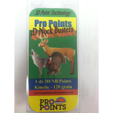 Competition Archery 3D Nock Busters 120gr GT Kinetic