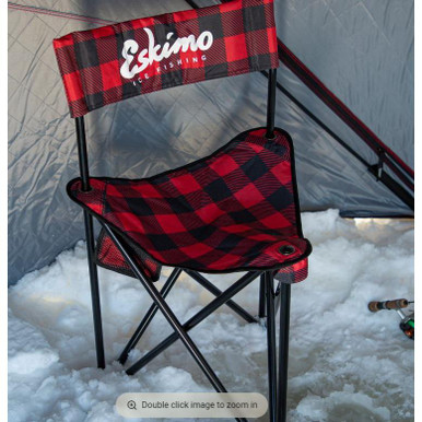 Eskimo Folding Ice Chair XL Plaid