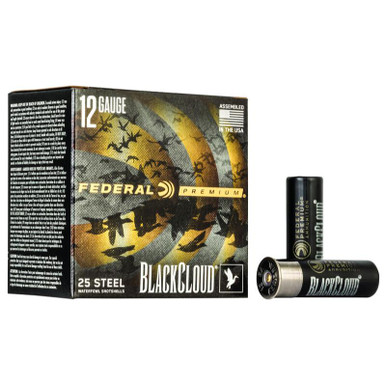 Federal Black Cloud FS Steel Waterfowl Shotshells 12ga 3" 1-1/4oz 250 Round Case