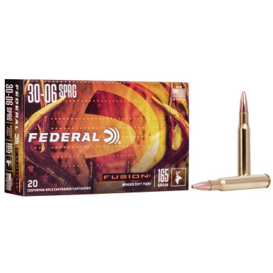 Federal Fusion Rifle 30-06 Springfield 165GR - 20-Round