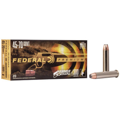 Federal HammerDown Rifle Ammo 45-70 Government - 20 Count