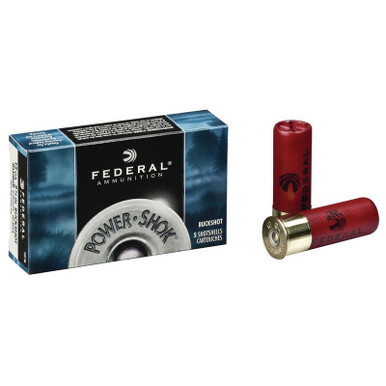 Federal Power-Shok Buckshot 20 Gauge - Shot Size 3 Buck