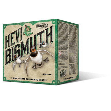 HEVI-Shot Hevi Bismuth Shotshells 12 gauge 3.5" 1-1/2oz 250 Round Case