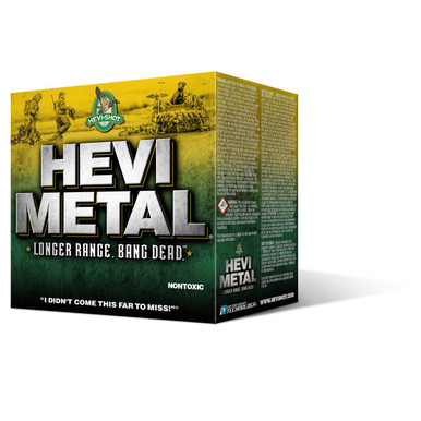 HEVI-Shot Hevi Metal LR Shotshells 12 gauge 3.5" 1-1/2oz 250 Round Case