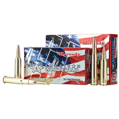 Hornady 81084 American Whitetail 30-06 Springfield 180 GR InterLock SP 20 Bx/ 10 Cs