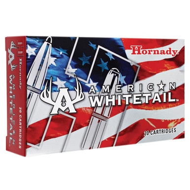 Hornady 82044 American Whitetial 300 Winchester Magnum 180 GR InterLock SP 20 Bx/ 10 Cs