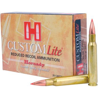 Hornady Custom Lite .30-6 Springfield 125 Grain SST