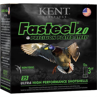 Kent Ammunition Fasteel 2.0 Shotshells 12ga 2.75" 1-1/16oz - 250 Round Case