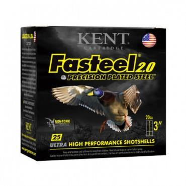 Kent Ammunition Fasteel 2.0 Shotshells 20ga 3" 7/8oz - 250 Round Case