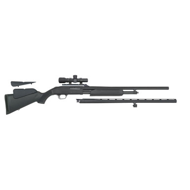 Mossberg 500 Field/Deer Pump Combo 20 Gauge - Synthetic Dual Combo (Black)