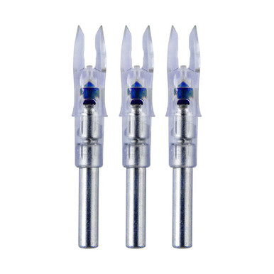 Rage Nockturnal Lighted Nock G - Blue 3pk