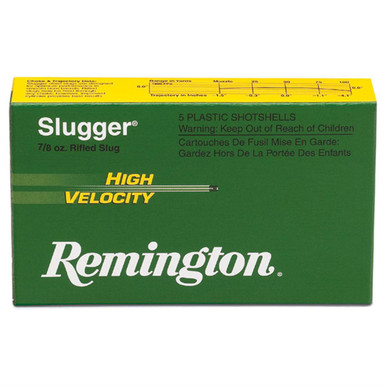 Remington Hi-Velocity Slugger Rifled Slug 20 Gauge 2-3/4"