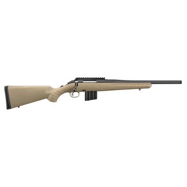 Ruger American Ranch 350 Legend Bolt Action Rifle 16.38" Matte Black Threaded Barrel, Matte Black Picatinny Rail Steel Receiver, Flat Dark Earth Fixed Synthetic Stock
