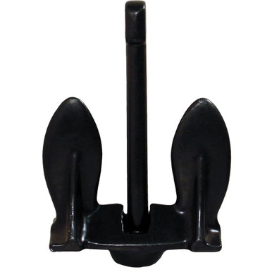 SeaSense Painted/Vinyl Coated Navy Anchor - 20lb - Black Vinyl