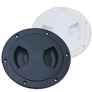 SeaSense Waterproof White Twist N Lock Deck Plate - 5"