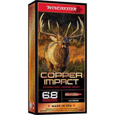 Winchester Ammo Copper Impact 6.8 Western 162gr - 20ct