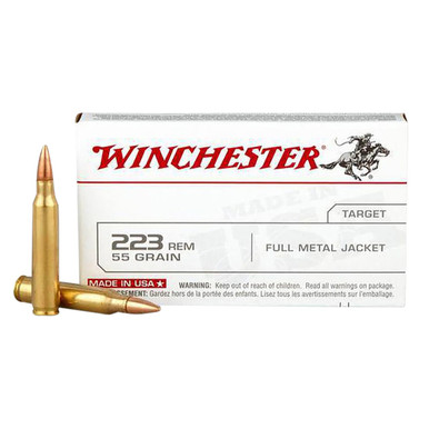 Winchester Ammo Service Grade SG223KW 223 Rem 55 gr Full Metal Jacket (FMJ) 20 round box
