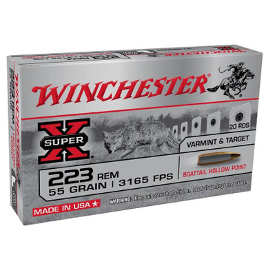 Winchester Ammo Super-X 223 Rem 55gr - 20rd
