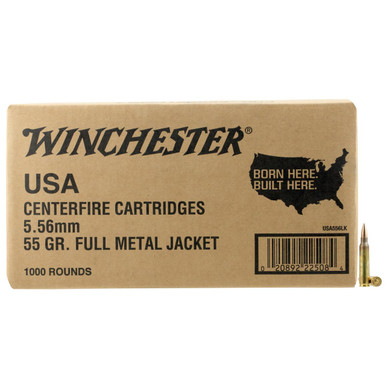 Winchester Ammo USA M193 5.56x45mm NATO 55 gr 1000 round box WM1931000