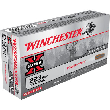 Winchester Ammunition Super-X 223REM - 64gr - 20RD